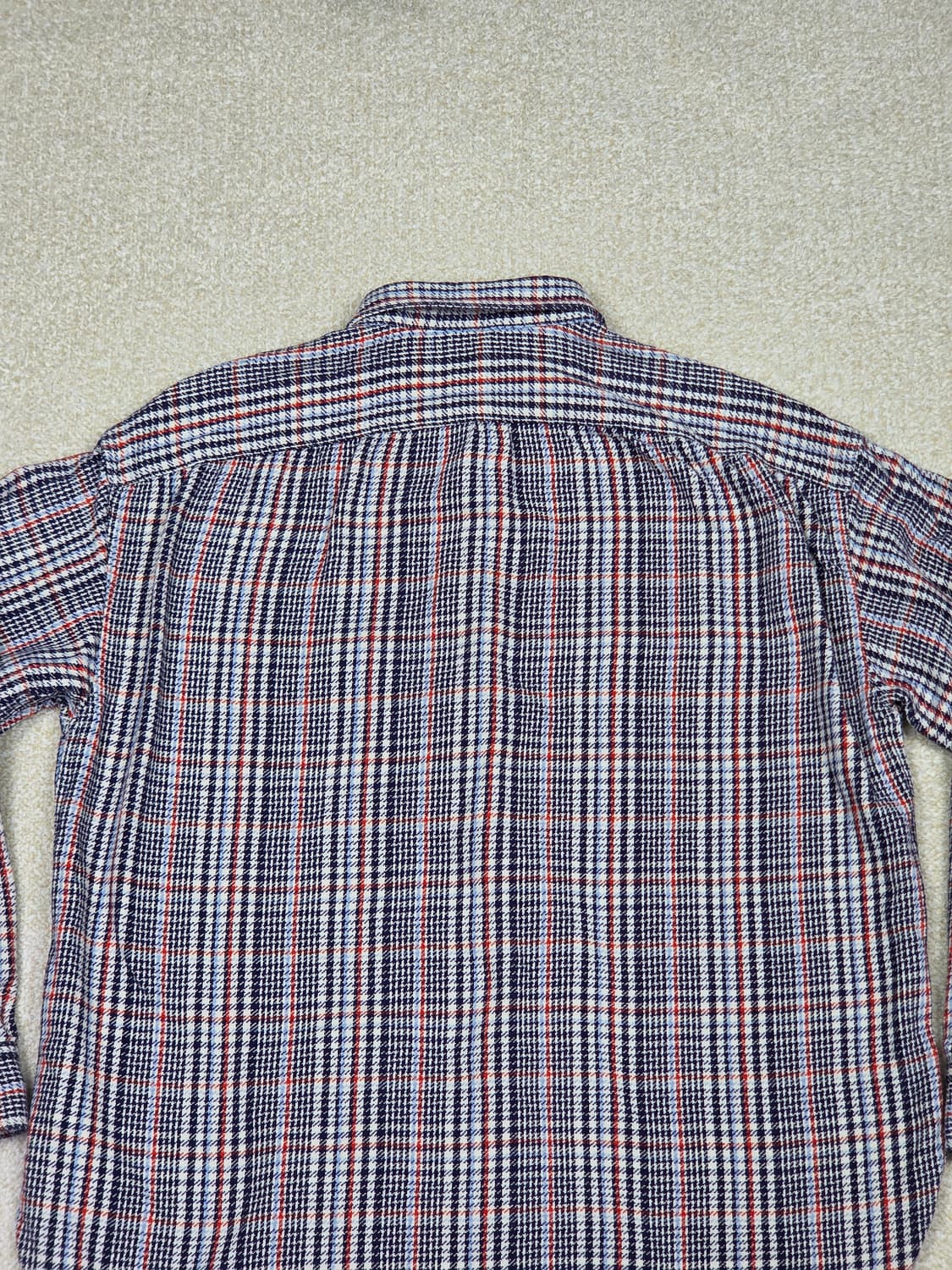 [스튜디오 톰보이] 오버핏 체크 코튼 셔츠 | S00107 상품이미지6