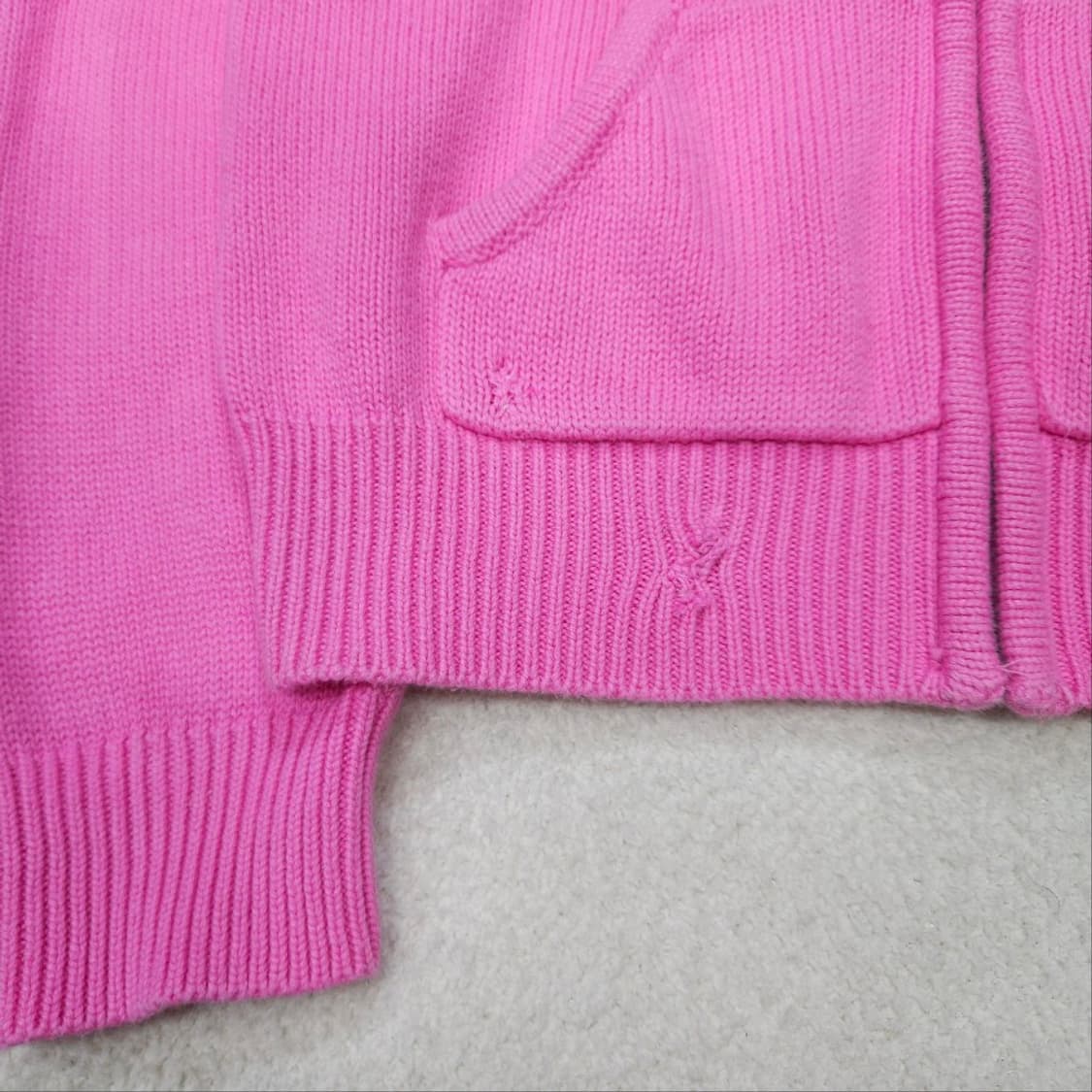 폴로 랄프 로렌 니트 후드 집업 M 핑크 상품이미지6