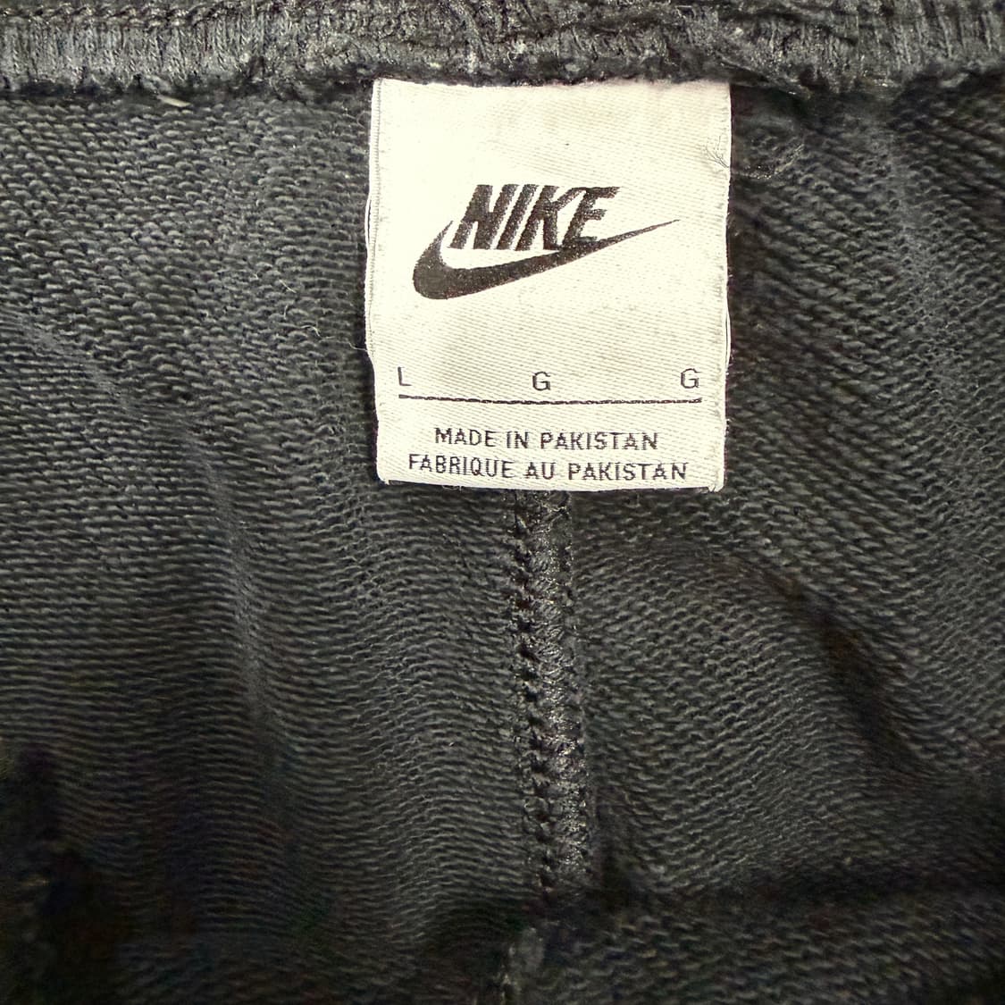 (L)나이키 Nike 멀티로고 코튼 조거팬츠(블랙) 상품이미지2