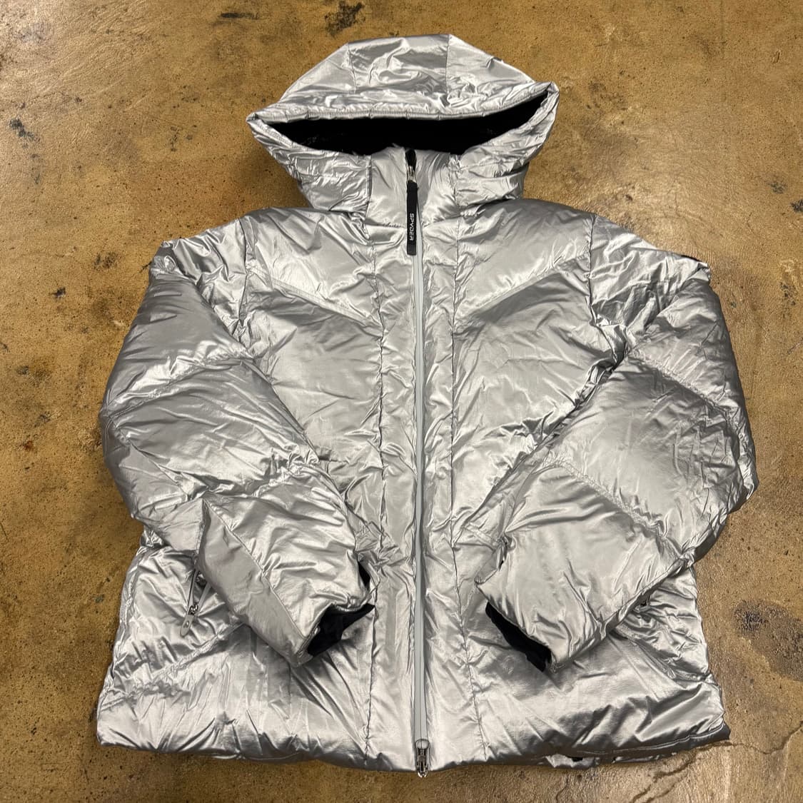[정품/S] 스파이더 실버 패딩 후드 점퍼 b19 상품이미지2