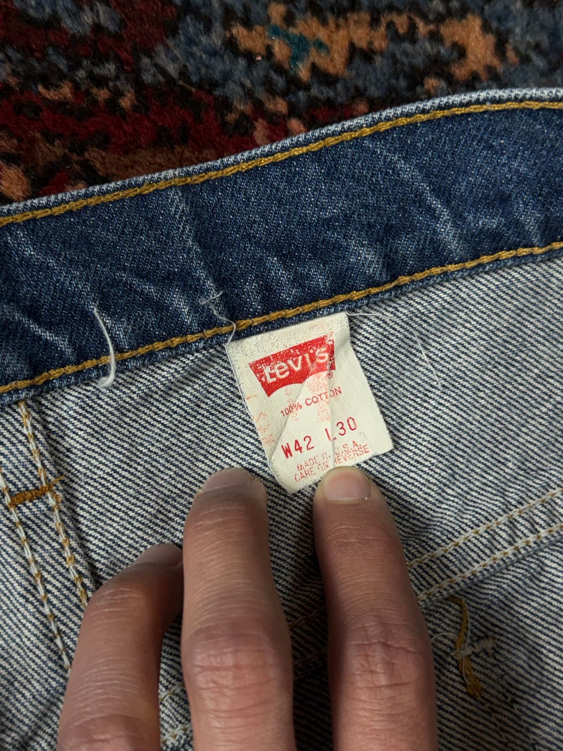 90’s USA 빈티지 리바이스 517 오렌지탭 부츠컷 리바이스 청바지 상품이미지9
