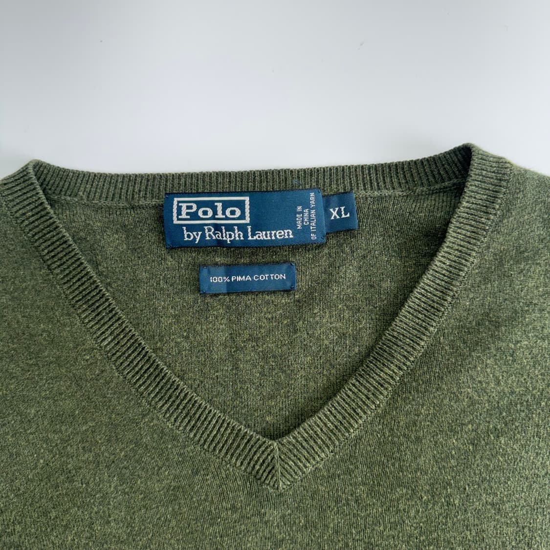 Polo 오렌지 포니 카키 니트 베스트 상품이미지5