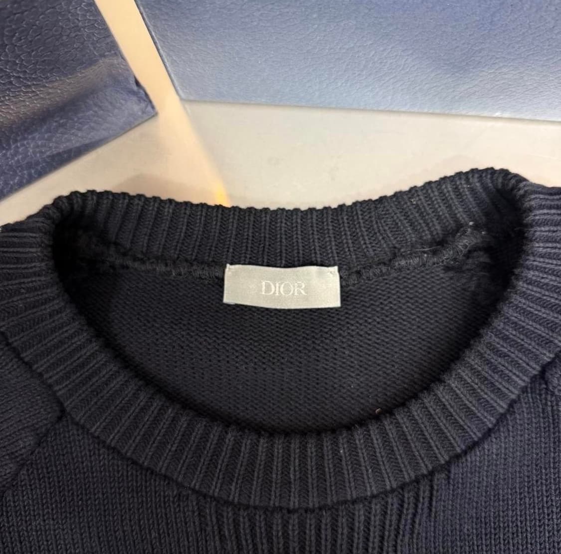 [리오브] 디올 오블리크 인서트 니트 상품이미지4