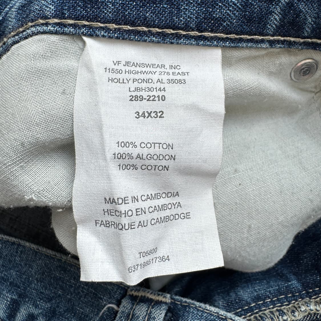 LEE 리 OG 워크 와이드 데님 카고팬츠 상품이미지8