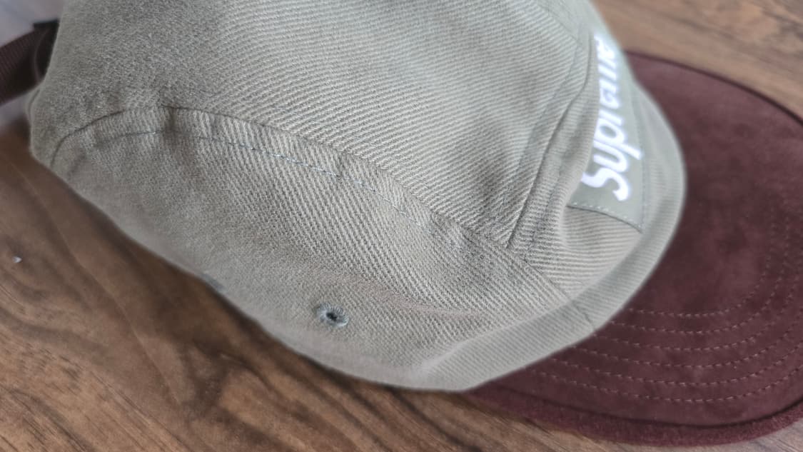 슈프림 스웨이드 바이저 캠프캡 라이트 올리브 - 23SS 상품이미지4