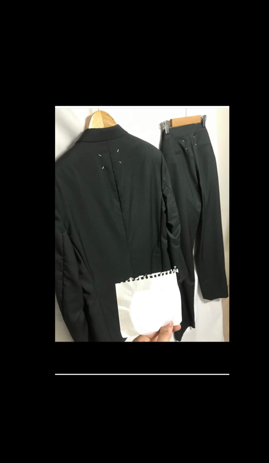 마르지엘라 수트 셋업“버진울-모헤어” 카키그린 50 상품이미지5