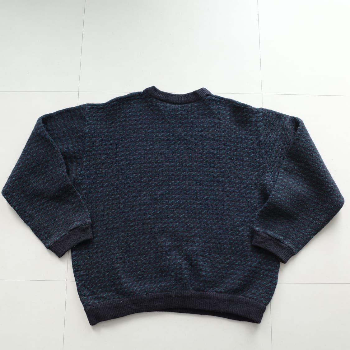 90s 버드아이 울 피셔맨 니트 (엘엘빈) 상품이미지6