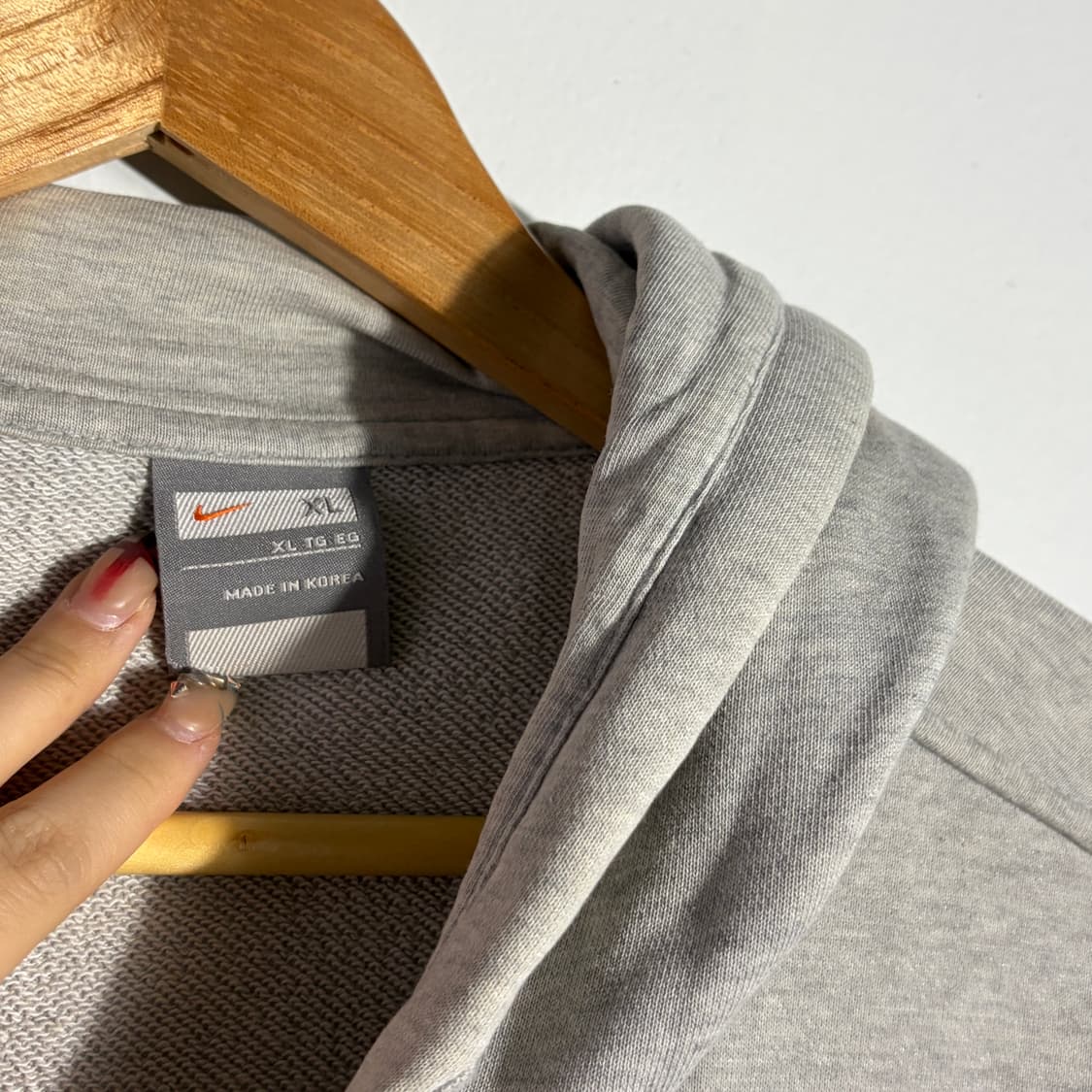 나이키 그레이 후드집업 (무료배송) 상품이미지2