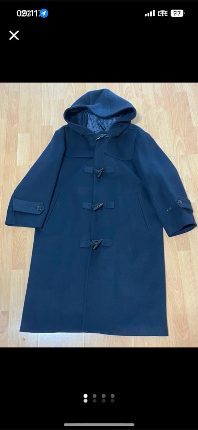 (라퍼지스토어) 울리치 오버핏 롱 더플 코트 떡볶이코트 Navy S사이즈 상품이미지4