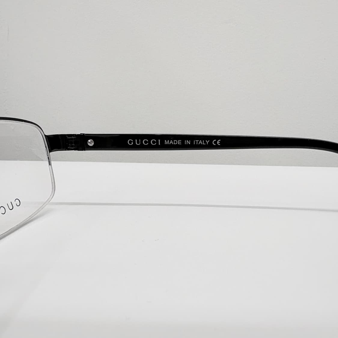 GUCCI 구찌 사각 블랙 반무테 상품이미지7