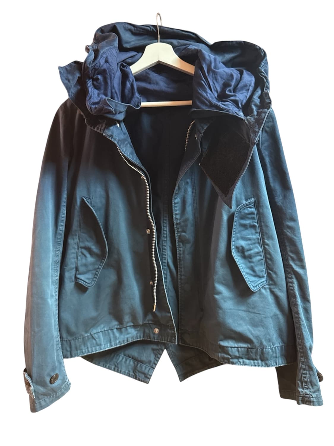 다이어트 부처 슬림 스킨 그라데이션 빅 후드 자켓 상품이미지3