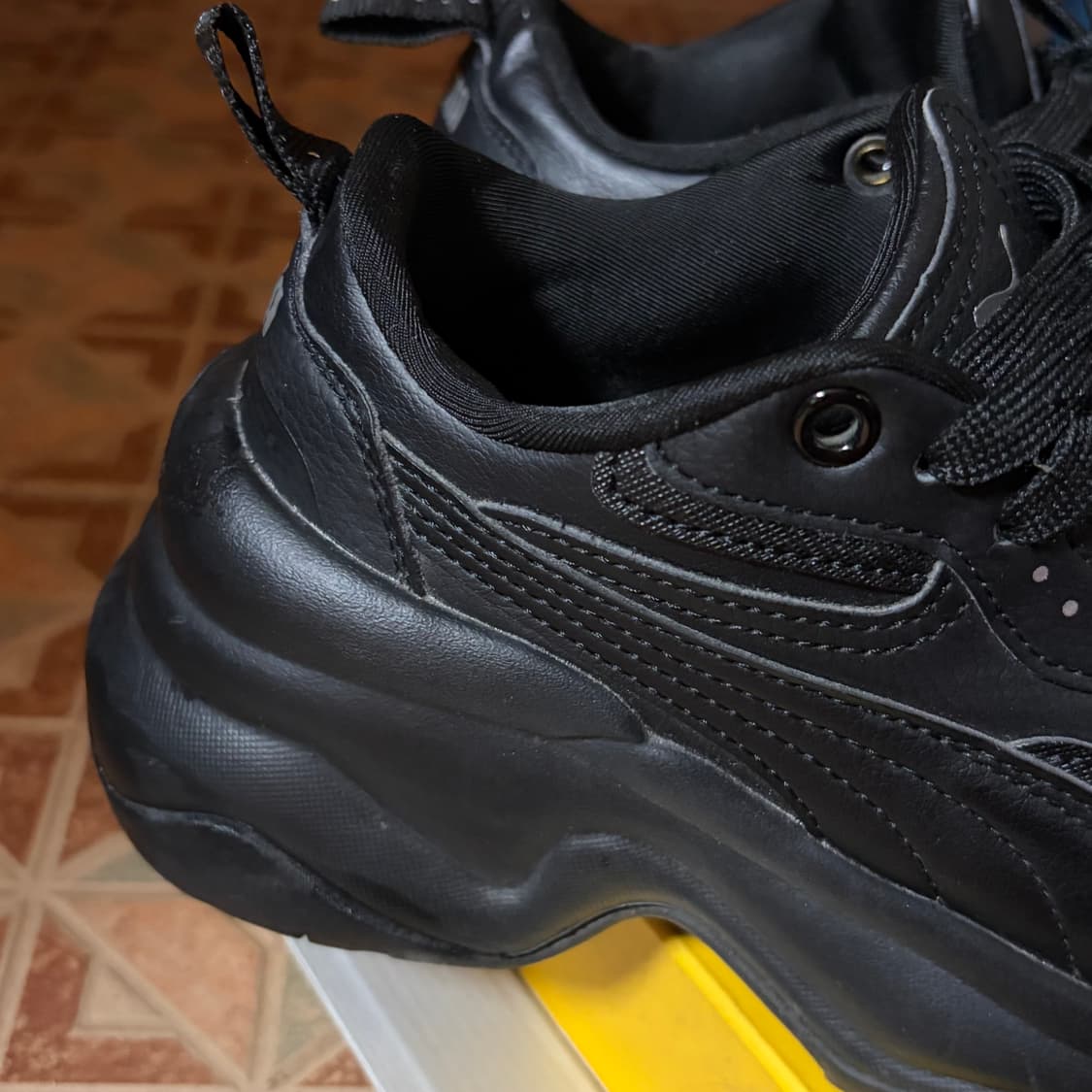 푸마 실리아 웨지 블랙 실버 393915-03 상품이미지7