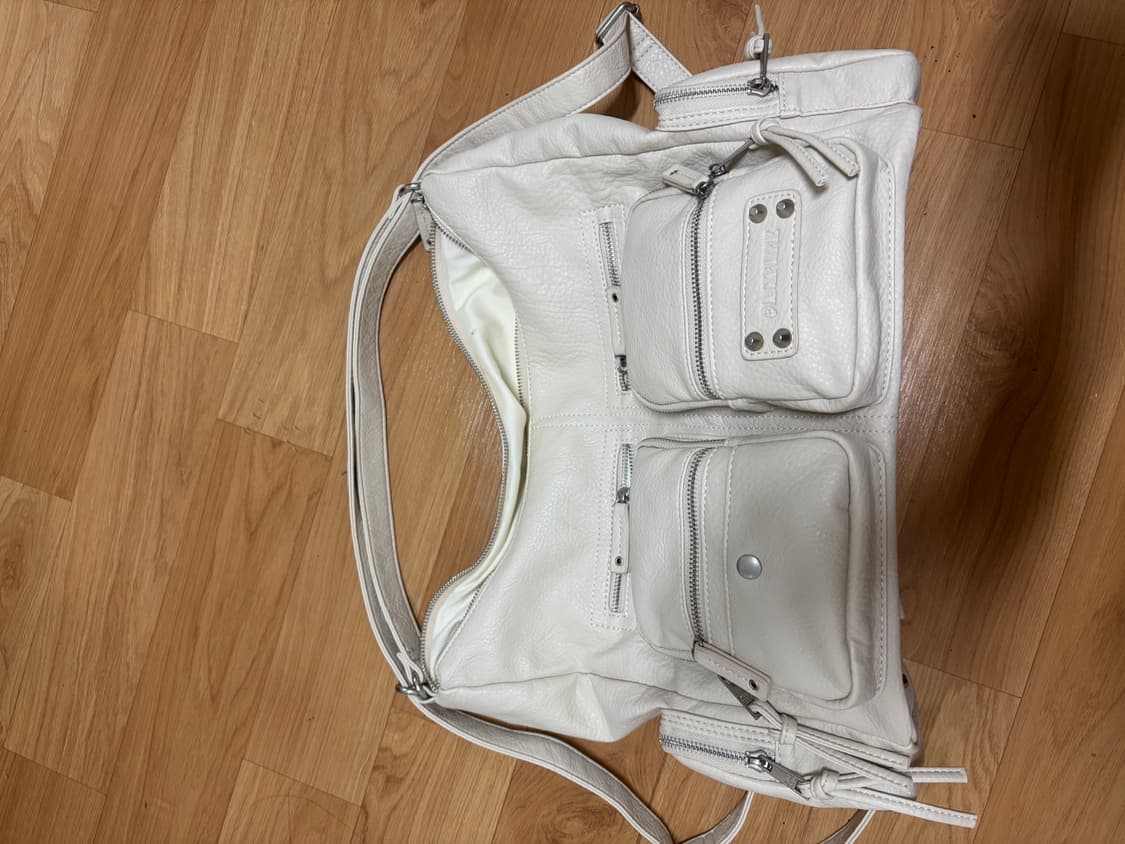 블랙퍼플 레토 멀티포켓백 아이보리 상품이미지3