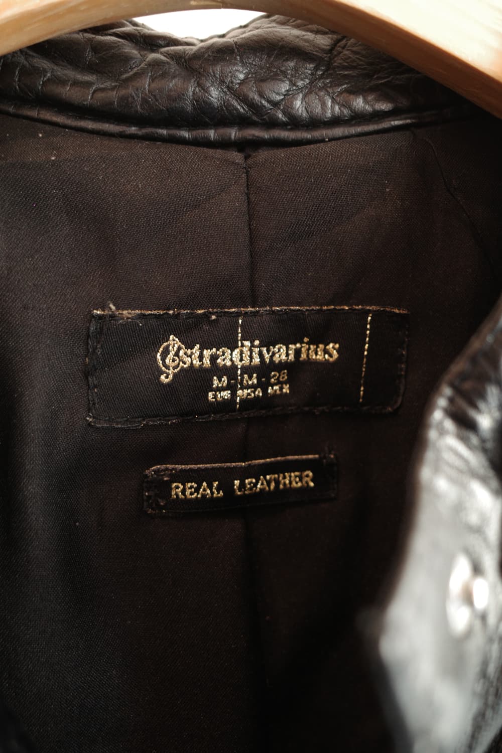 stradivarius 리얼레더 자켓  상품이미지3