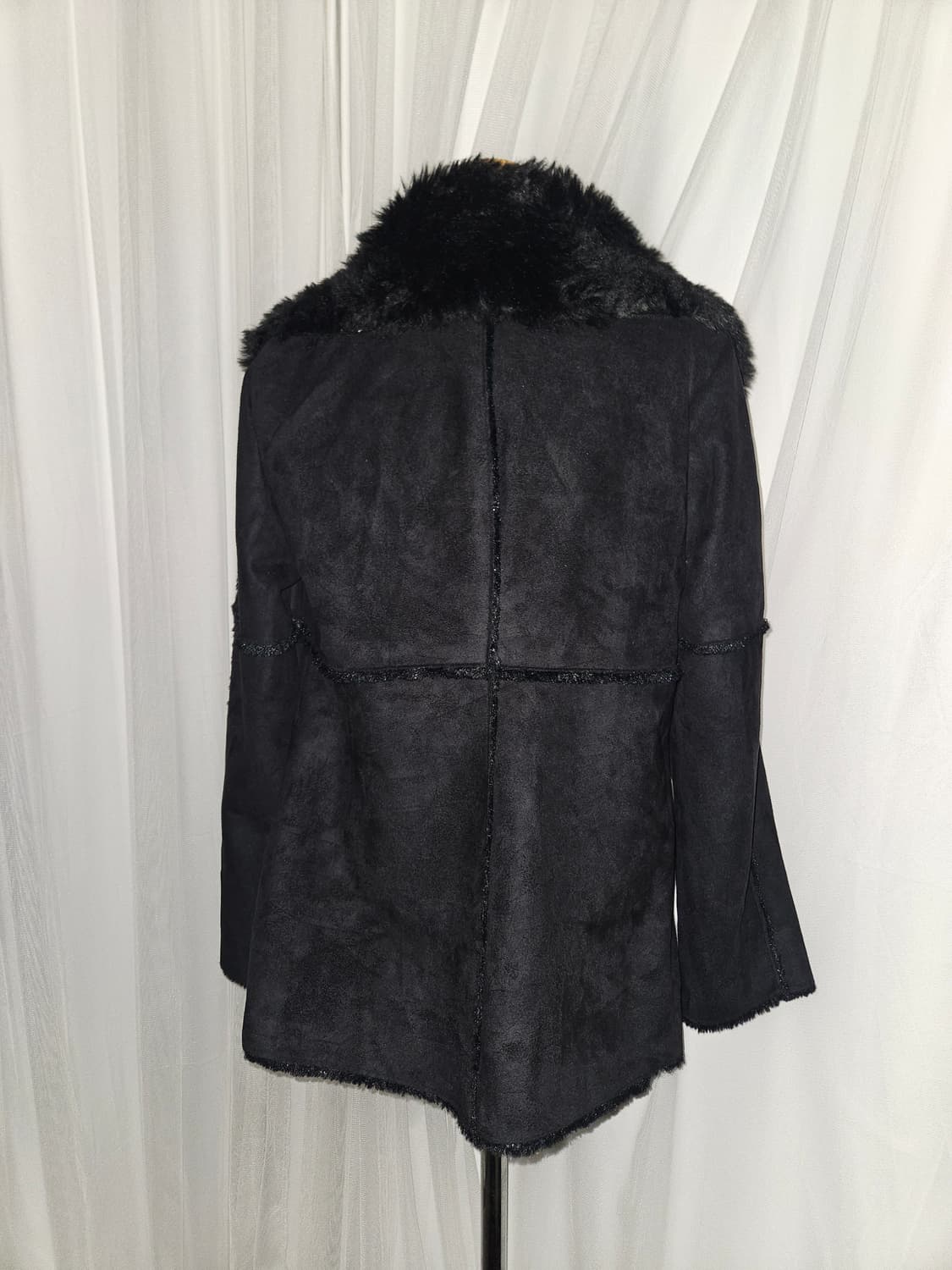 savoir 윈터 스웨이드 퍼 카라 무스탕 자켓 니혼진 갸루 공겜 고딕 상품이미지2