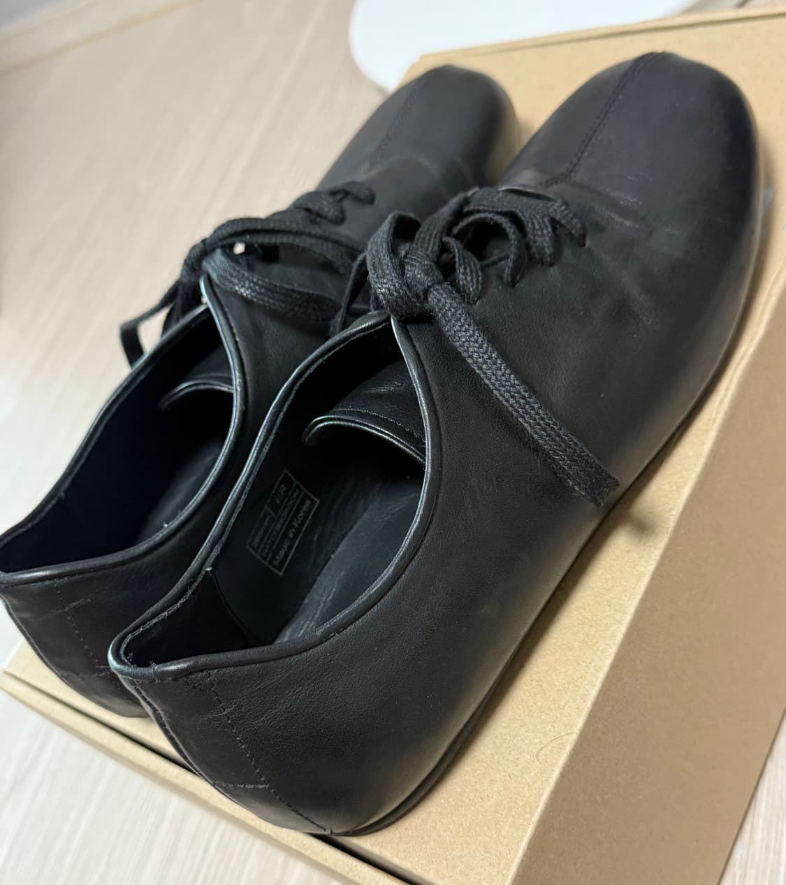 해칭룸 플랫슈즈 블랙 265사이즈 상품이미지3
