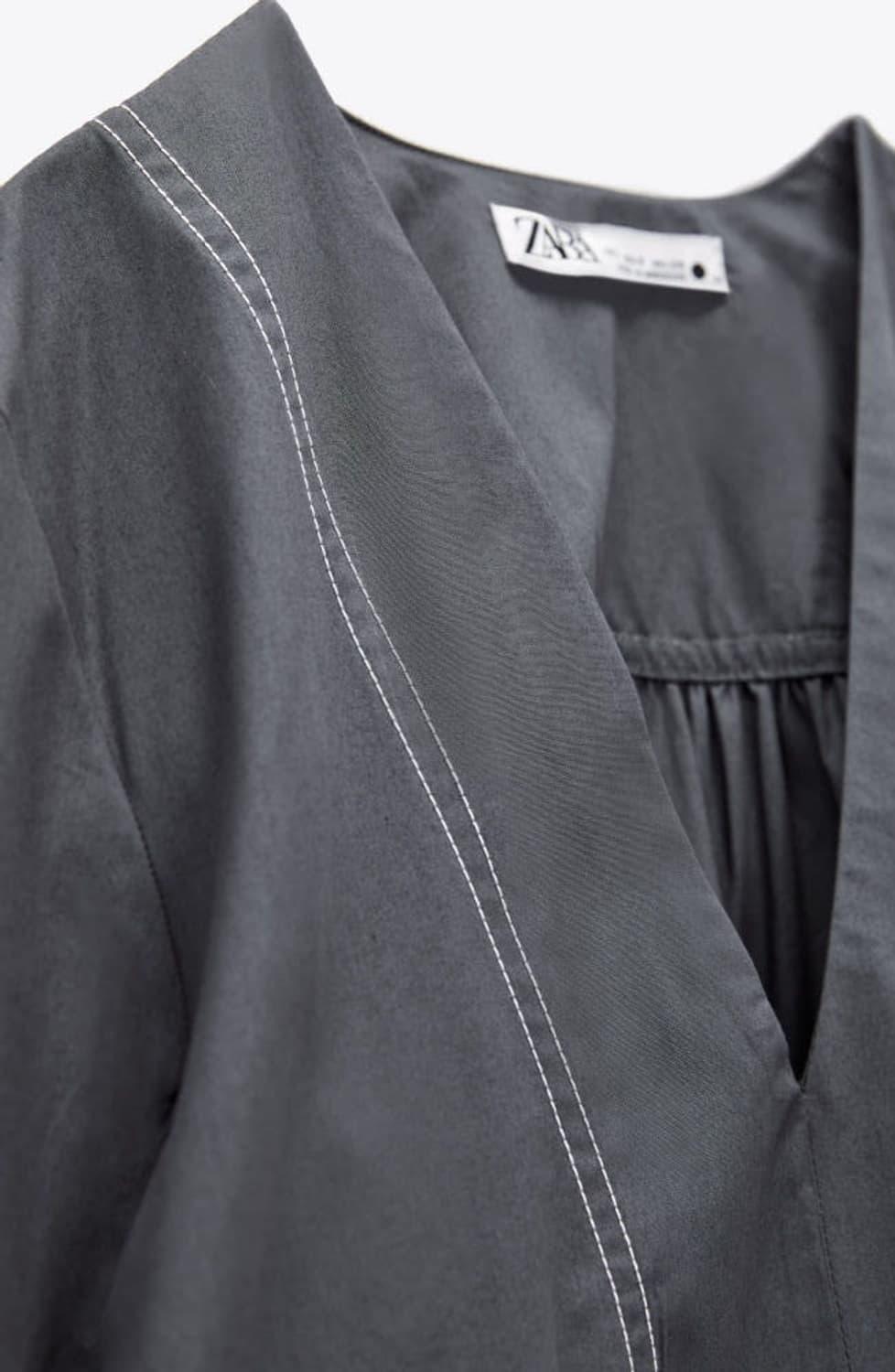 자라 스티치 미니 드레스 원피스 상품이미지7