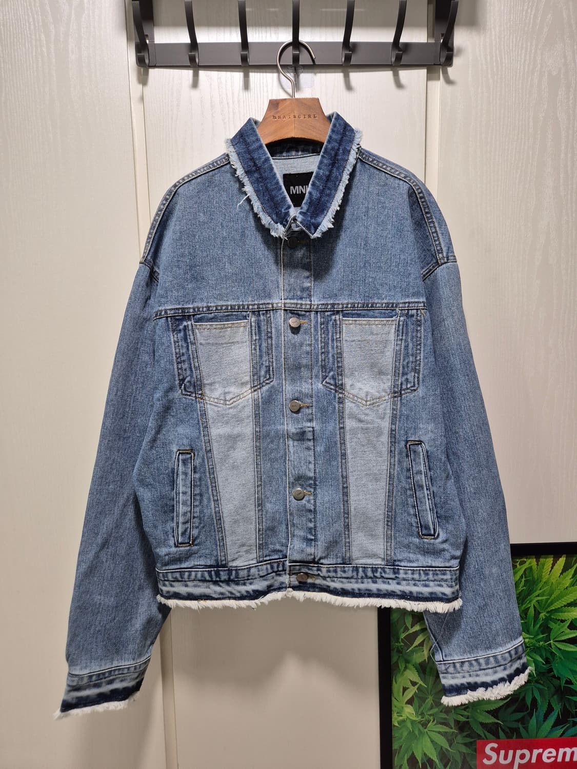 (세일)(새상품)MNL 데님 청자켓 상품이미지1