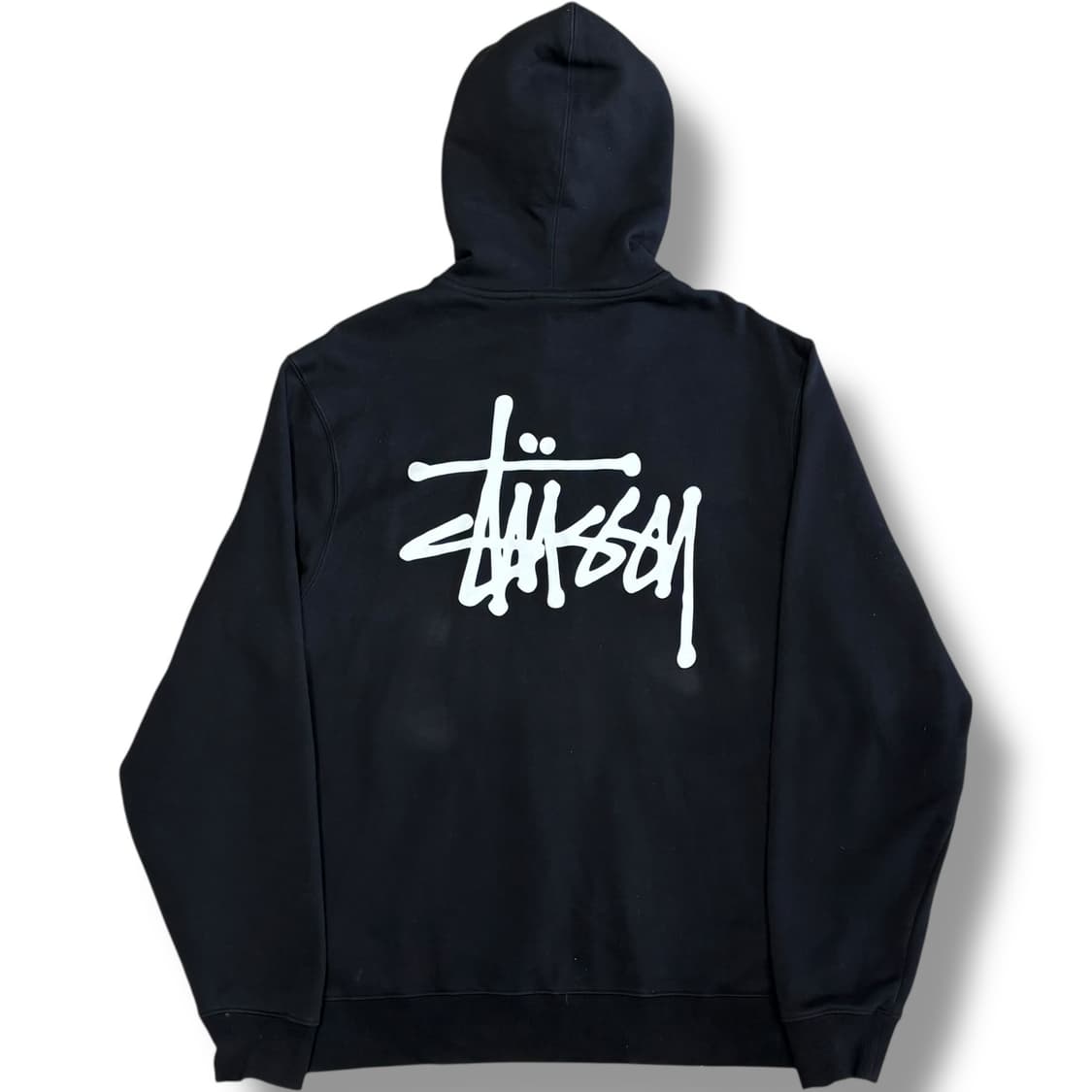 Stussy 베이직 블랙 후드집업 상품이미지2