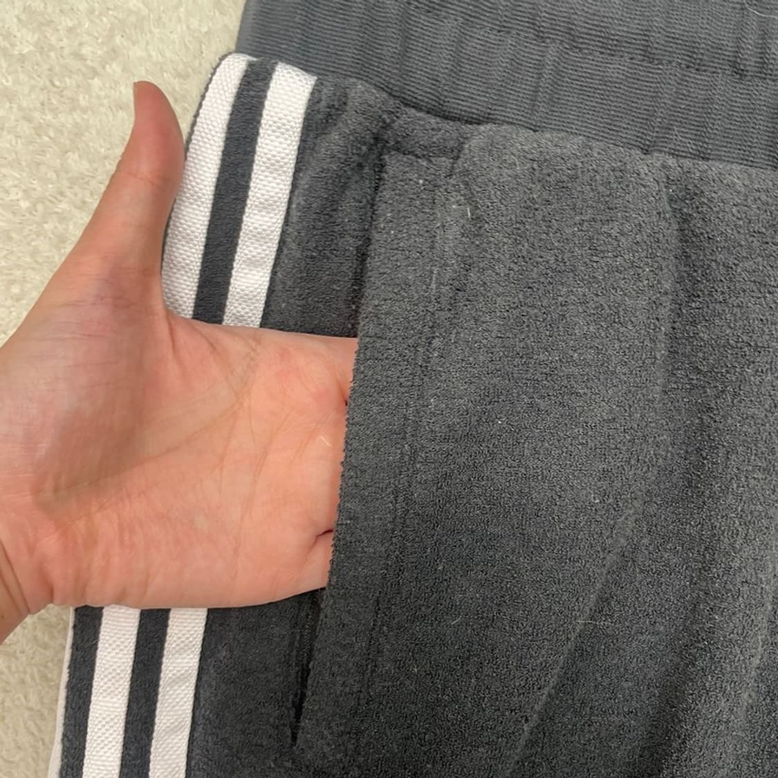 ADIDAS 테리 조거 팬츠 2XL 상품이미지3