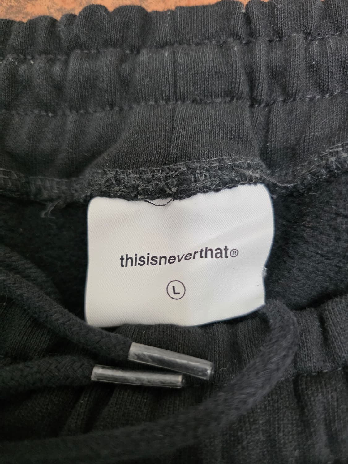 디스이즈네버댓 스웻 기모 조거 팬츠 L 상품이미지4