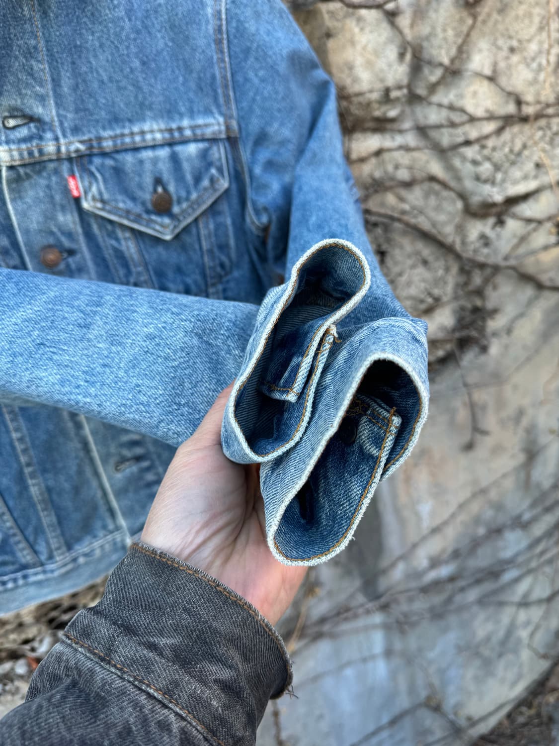 80s 리바이스 빈티지 3rd 워싱 데님 트러커 자켓 38 상품이미지6