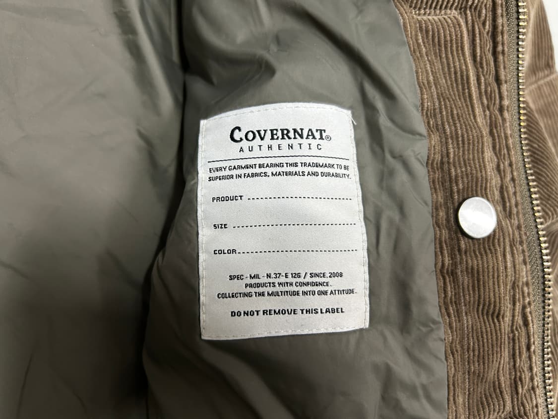 커버낫 코듀로이 봄버자켓 상품이미지5