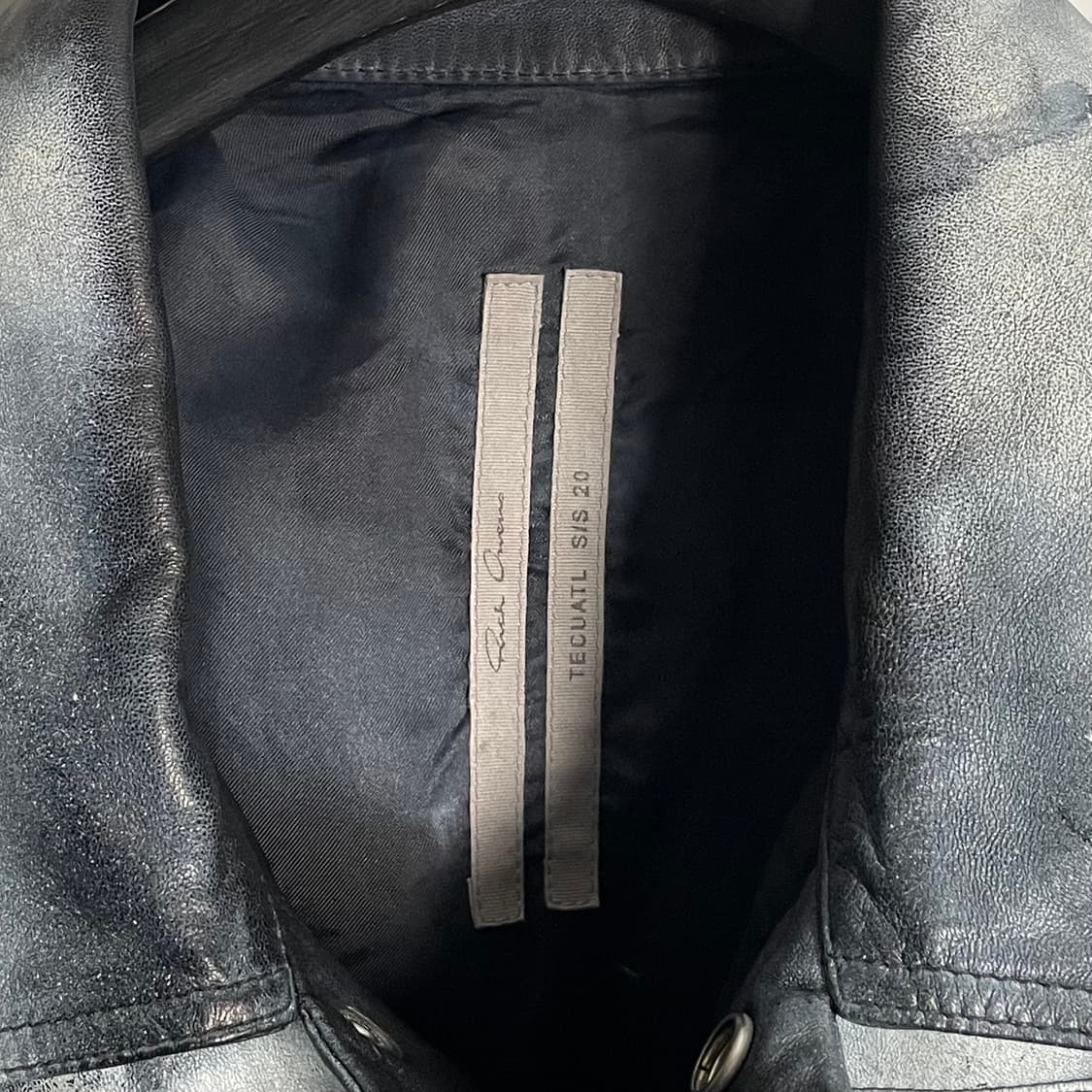 20ss 릭오웬스 테쿠아틀 램스킨 레더자켓 (on.84)   상품이미지7