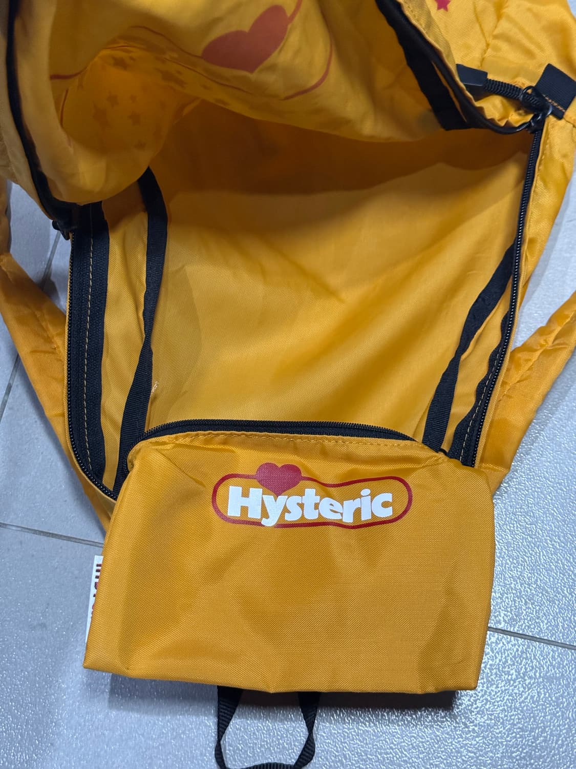 히스테릭 글래머 아카이브 퍽베어와 무수한 별들 패커블 백팩 가방 상품이미지3