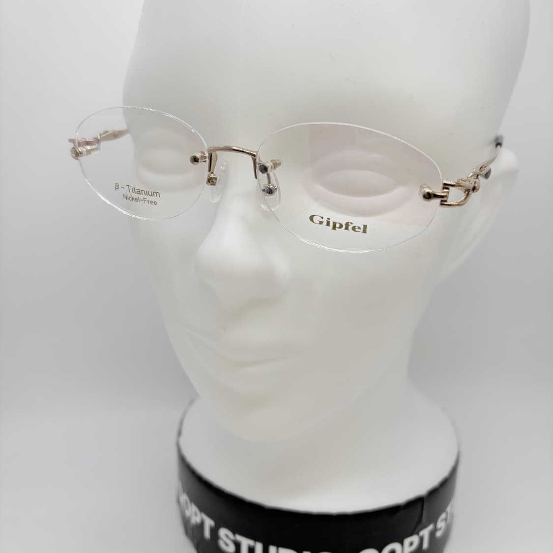 Gipfel 티타늄 골드 오벌 빈티지 무테 상품이미지7