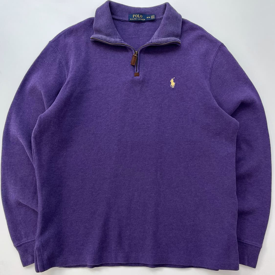로 랄프로렌 루즈핏 신형 퍼플 반집업 니트 상품이미지1