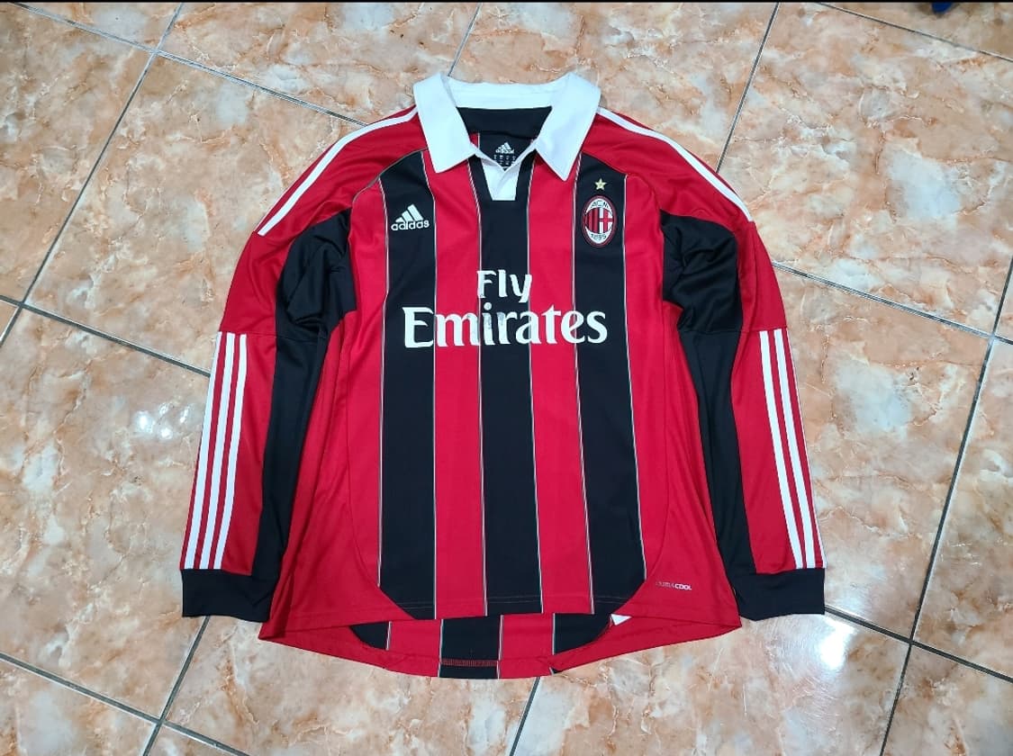 아디다스 12 13 AC밀란  올드레플 축구져지 상품이미지1