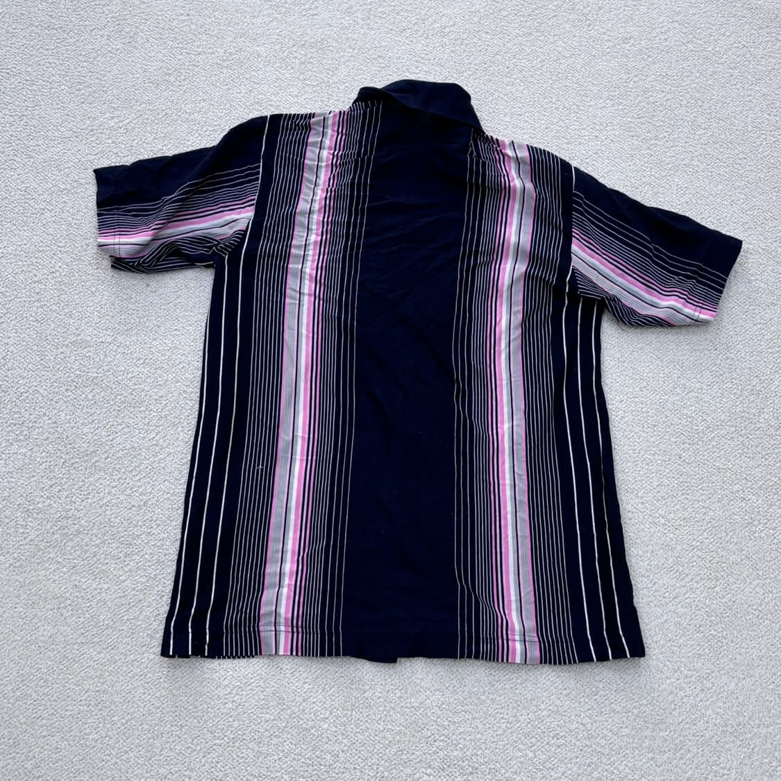95 울시 퍼플 스트라이프 반팔 셔츠 0416E 상품이미지2