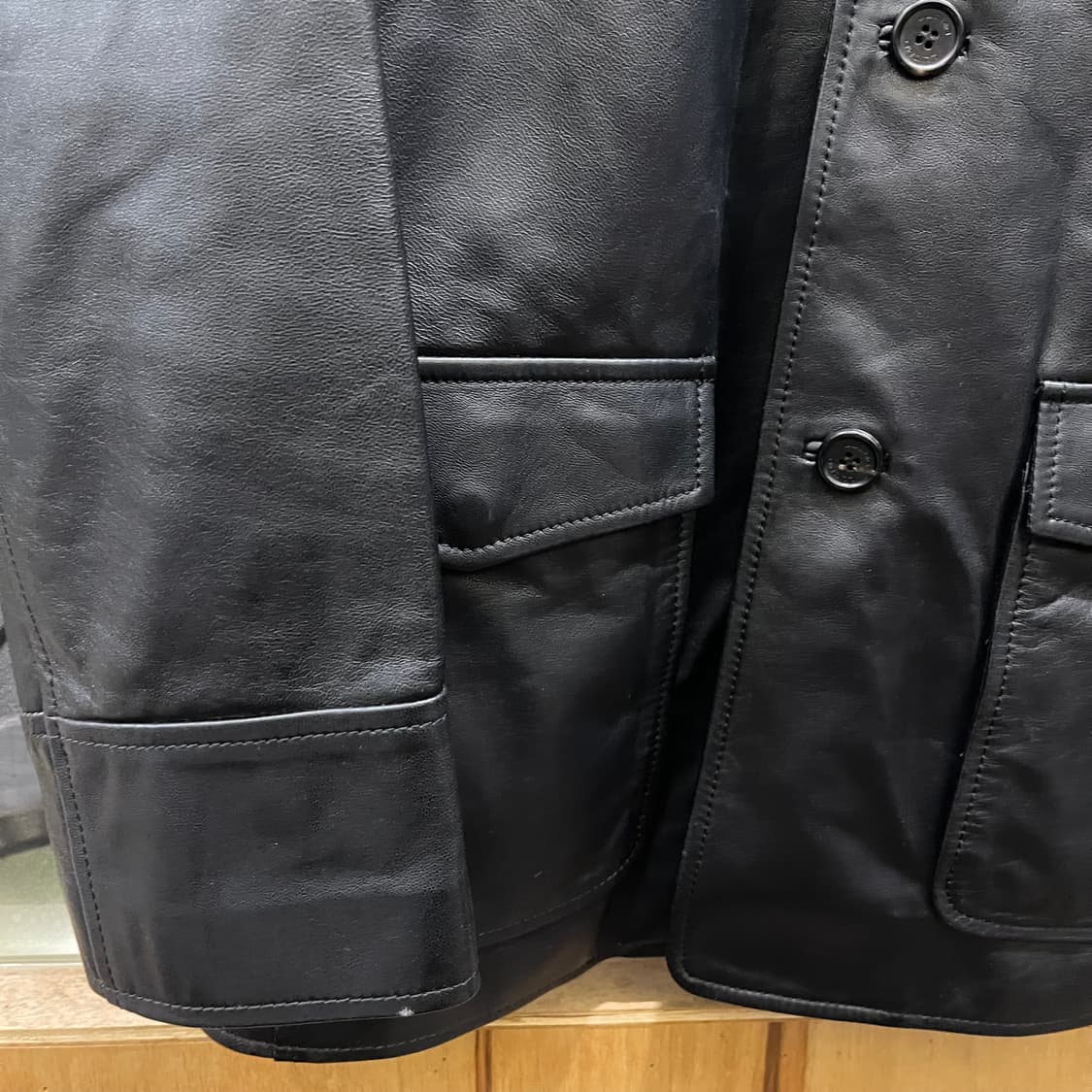 L'UOMO (양가죽)leather jacket 상품이미지5