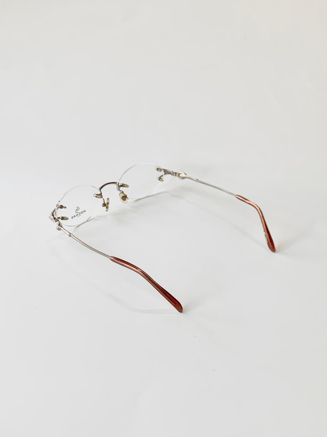 [픽키-635] 로샤스 진주 무테 안경 클래식 펄 디테일  상품이미지5