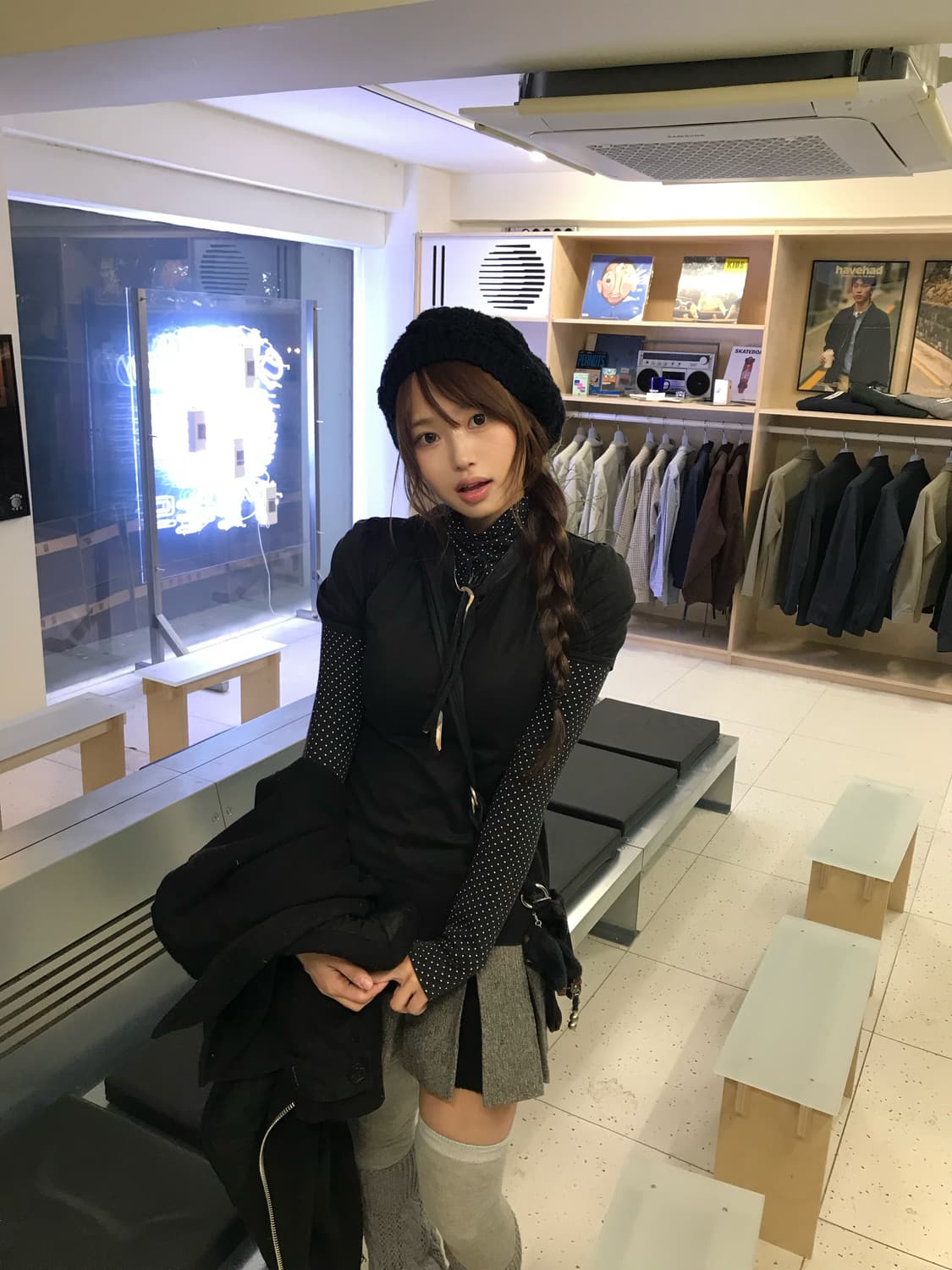 버버리 무채색 니혼진 더블코트 코디세트 상품이미지4