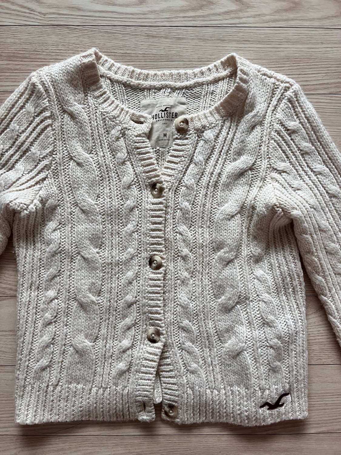 홀리스터 꽈배기 가디건 상품이미지1