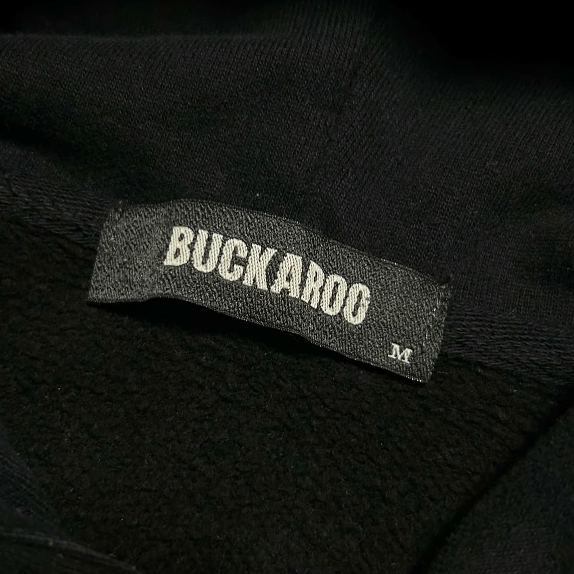[M] Buckaroo 버커루 빈티지 블랙 후드티 상품이미지6