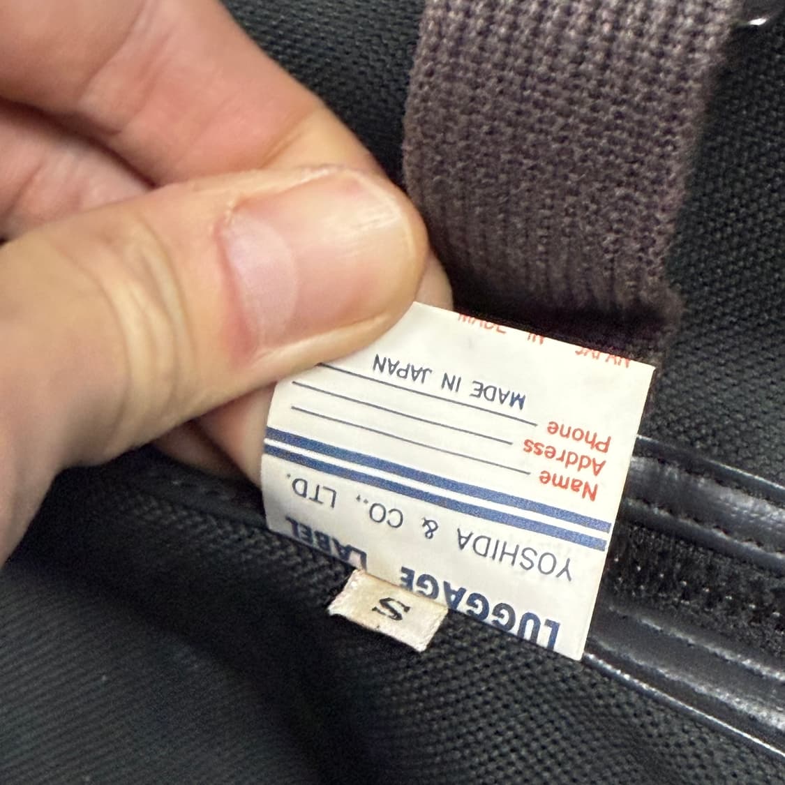 요시다포터 러기지라벨 라이너 메신저 숄더백 블랙 상품이미지9