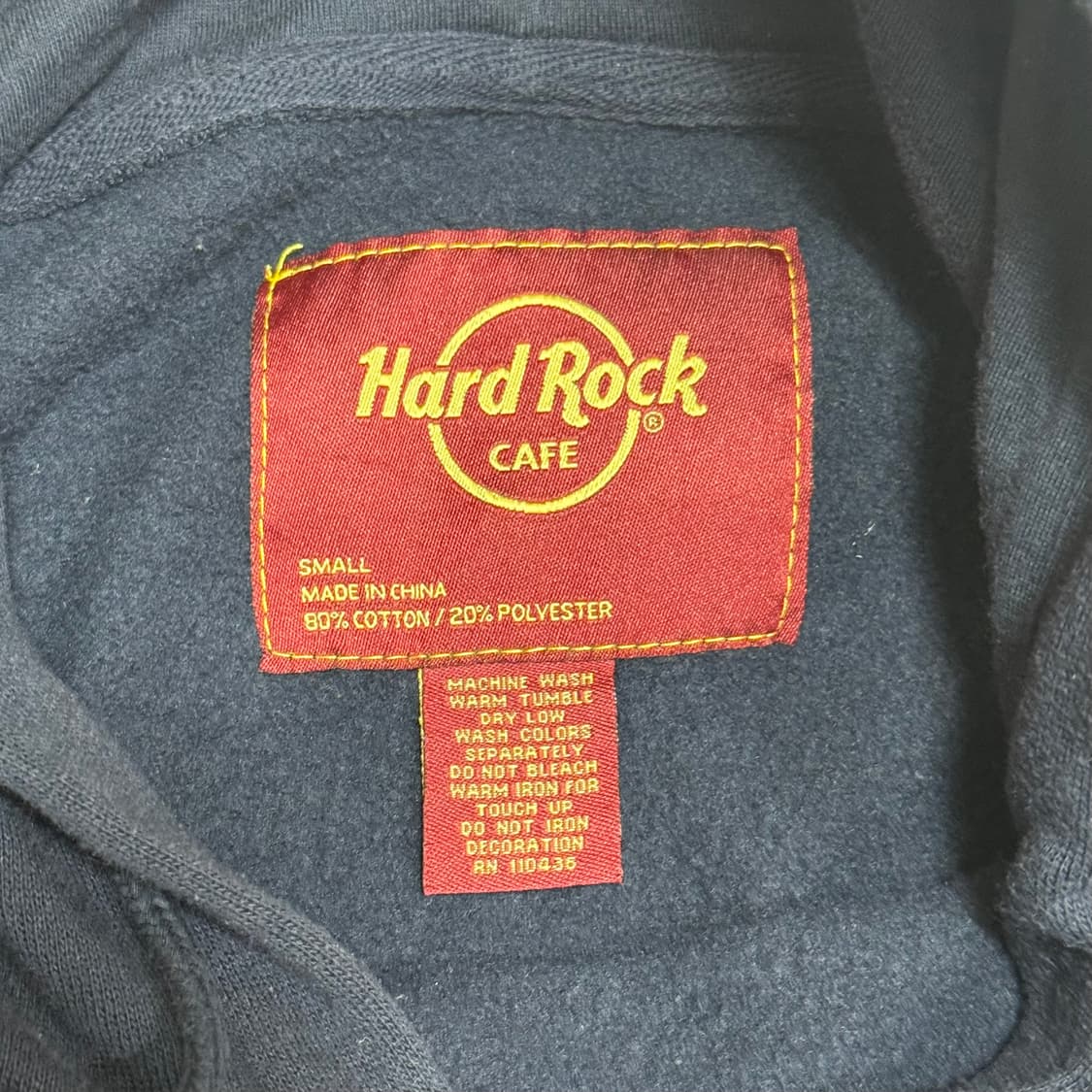 하드락 카페 도쿄 우에노 후드티 네이비 상품이미지2