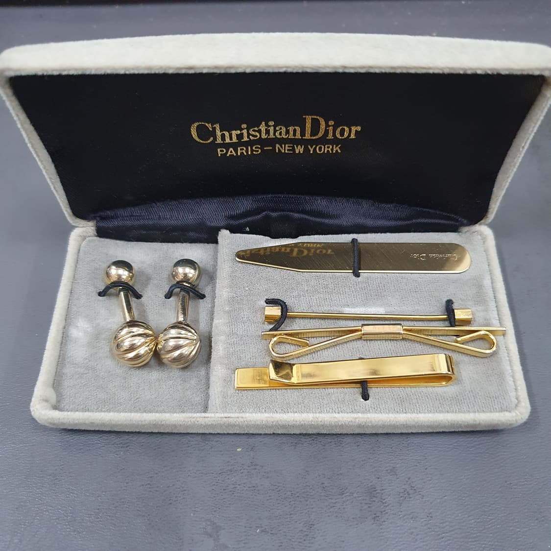 빈티지 크리스찬 디올 남성용 드레스 액세서리 세트 상품이미지1