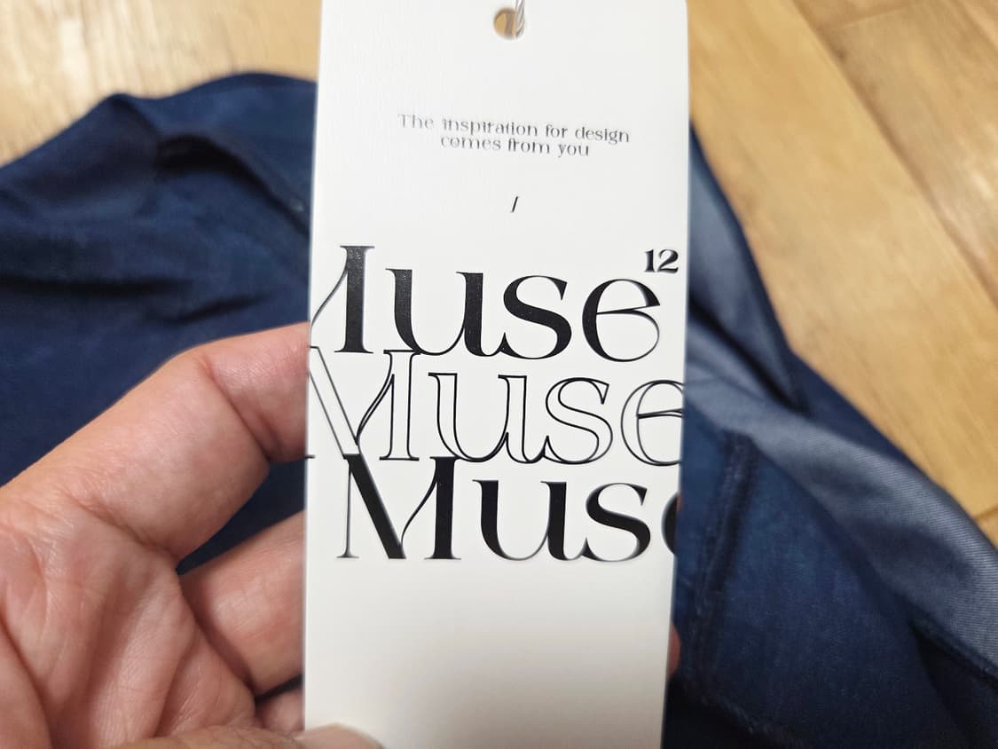 뮤즈12(MUSE12) 메이 데님원피스 프리사이즈 새상품 상품이미지9