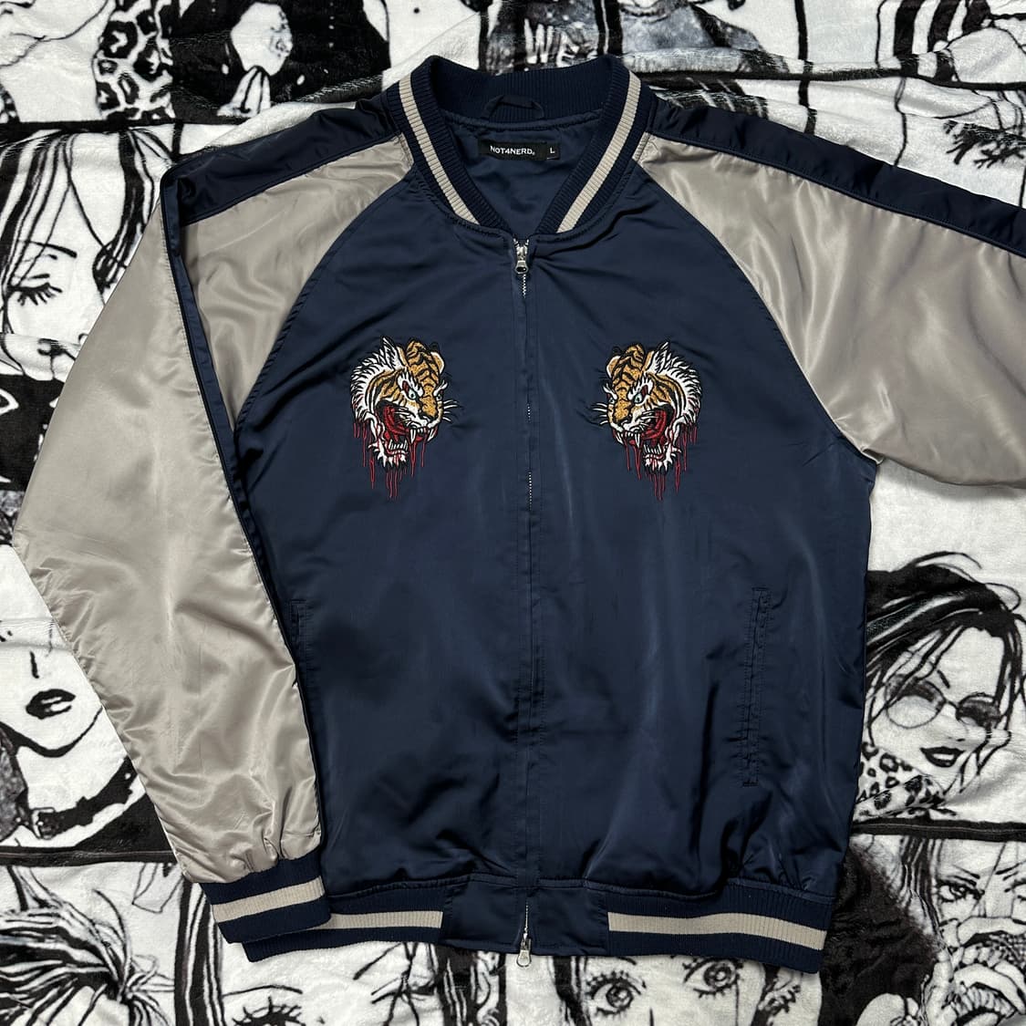 낫포너드 호랑이 자수 스캬잔 상품이미지3