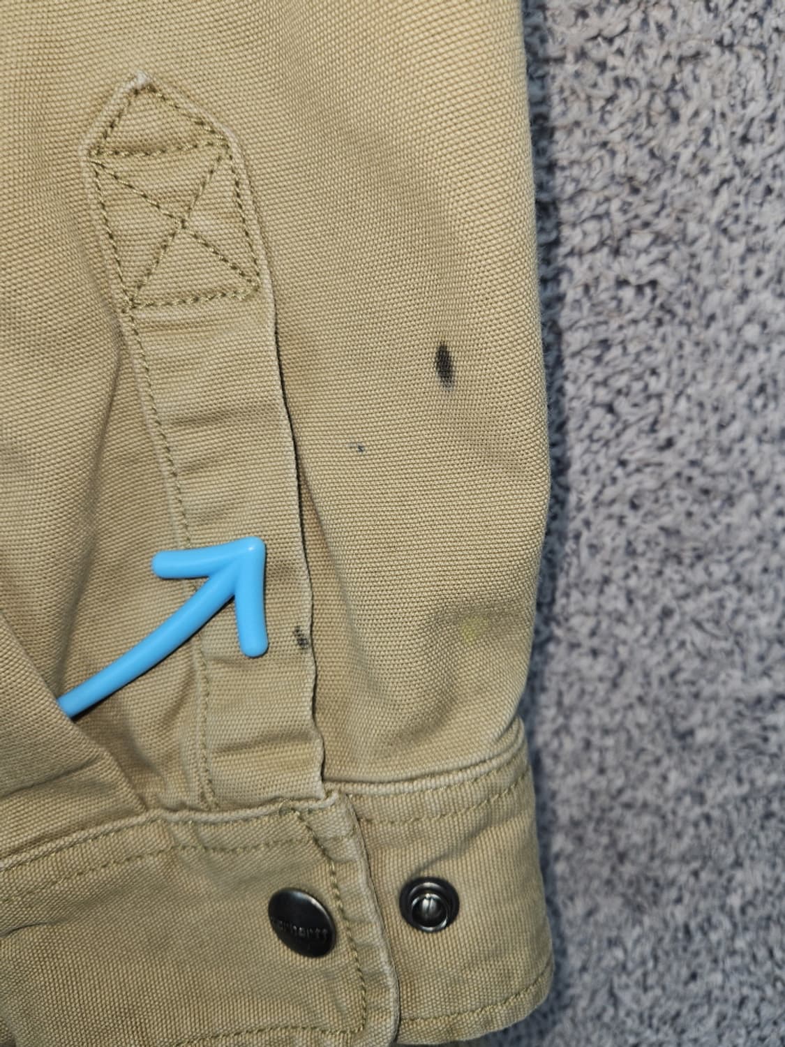 칼하트 헤비 플란넬 안감 워크 셔츠 자켓 ( L ) / 10275 상품이미지6