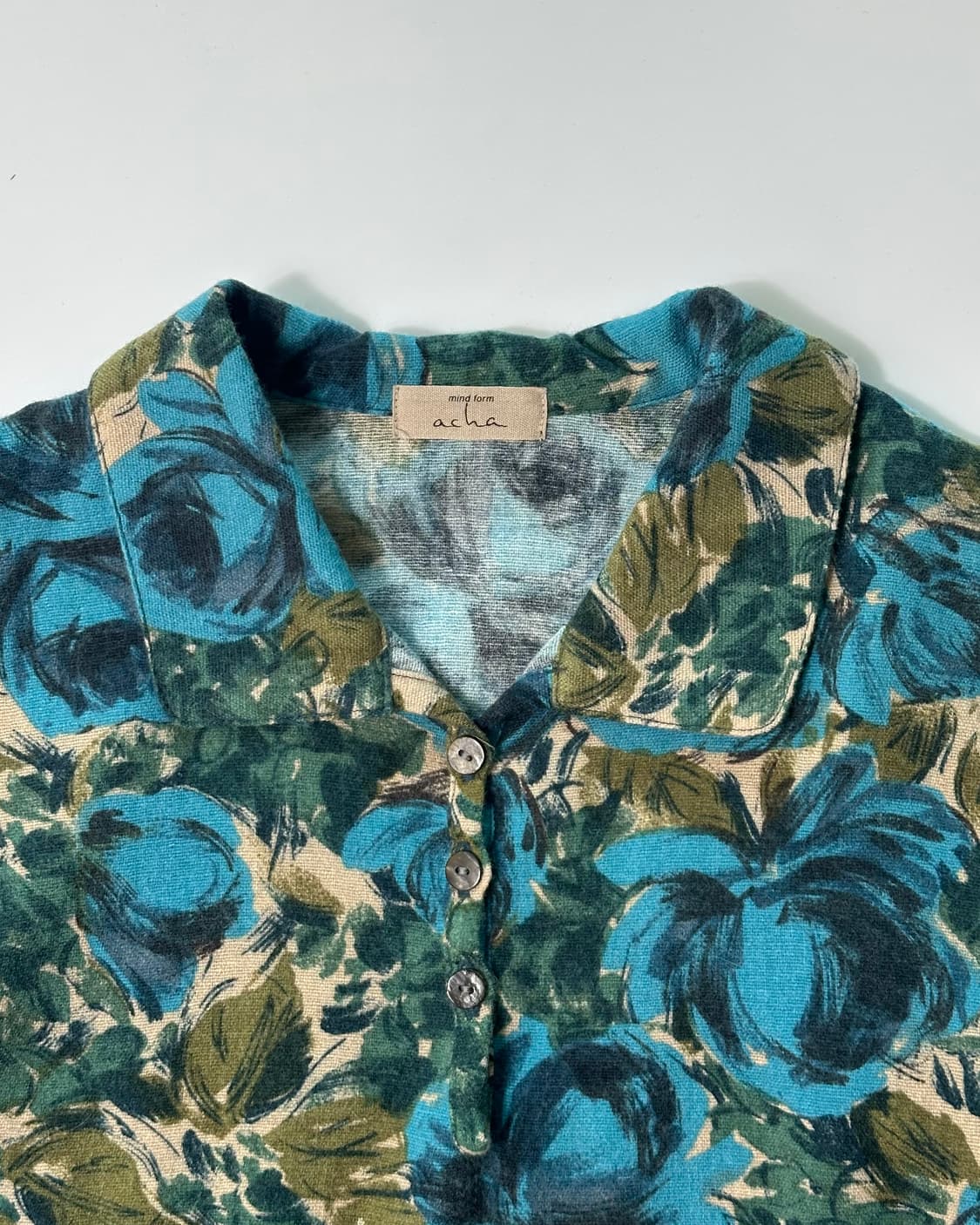 빈티지 블루 로즈 원피스 상품이미지9