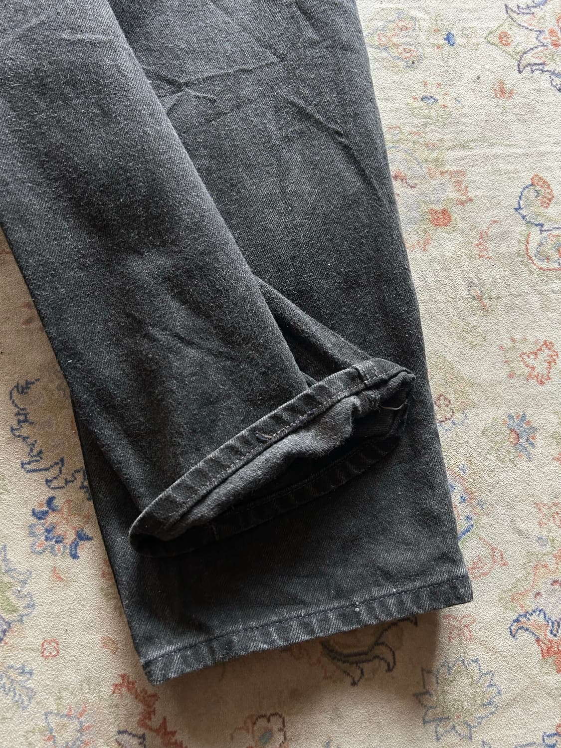90‘s USA Levi’s 555 Black jean 32in 상품이미지7