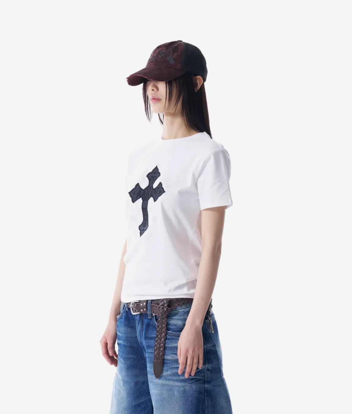 아캄 AKM CROS2 Half Top (White) size 1 상품이미지2