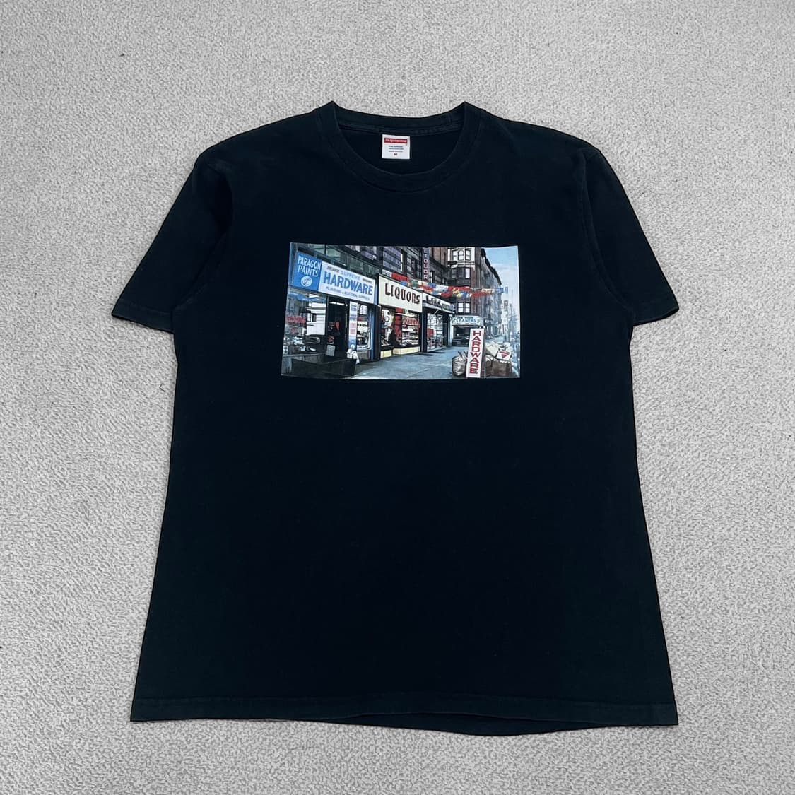 슈프림 Supreme 18ss 하드웨어 반팔티 블랙 상품이미지1
