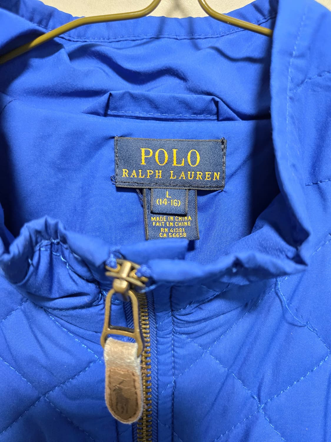 [새제품] 폴로 누빔 자켓 상품이미지3