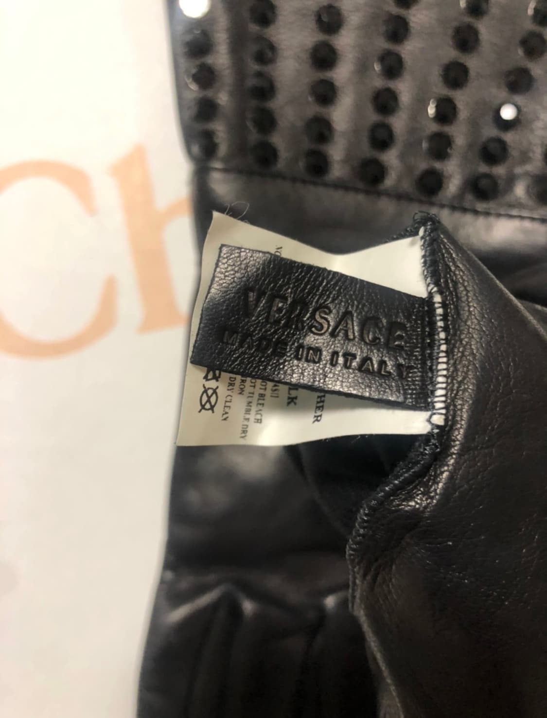 Versace 베르사체 가죽 장갑 상품이미지2